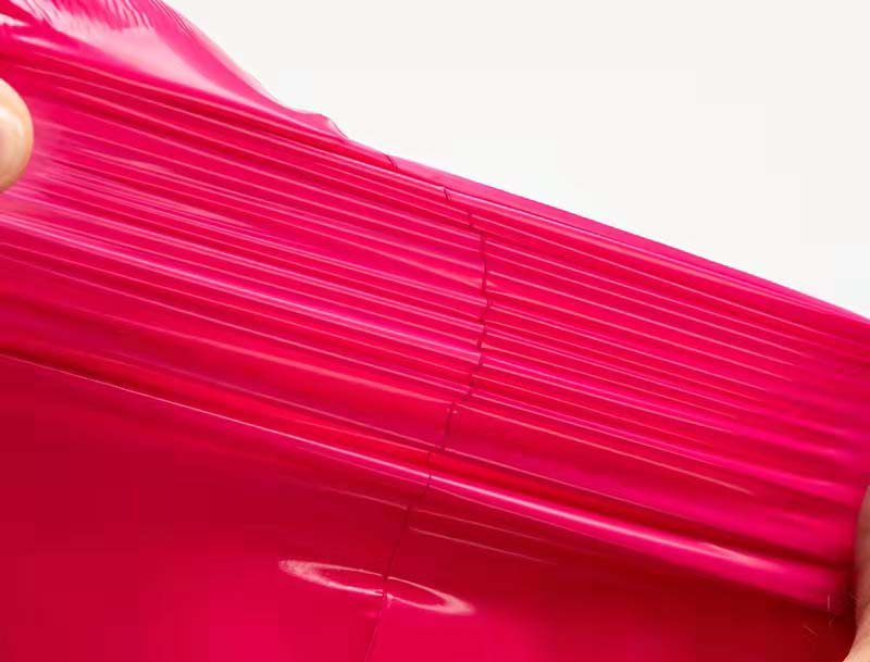 高碑店玫红色快递袋-05