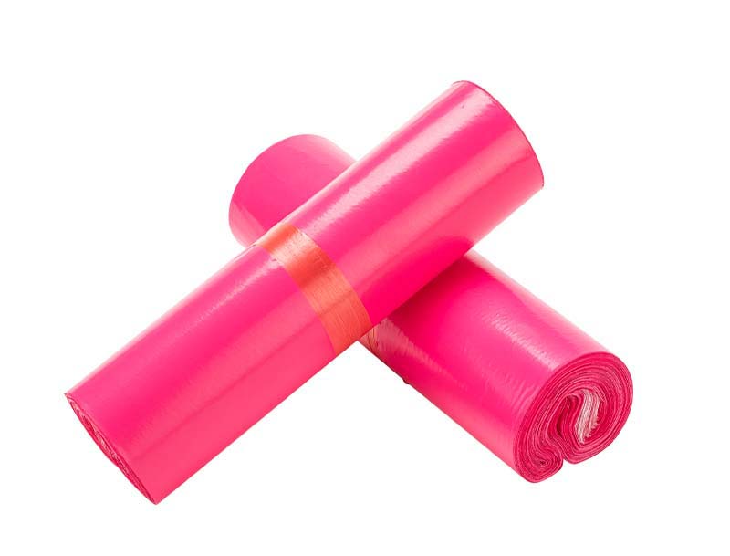 高碑店玫红色快递袋-02